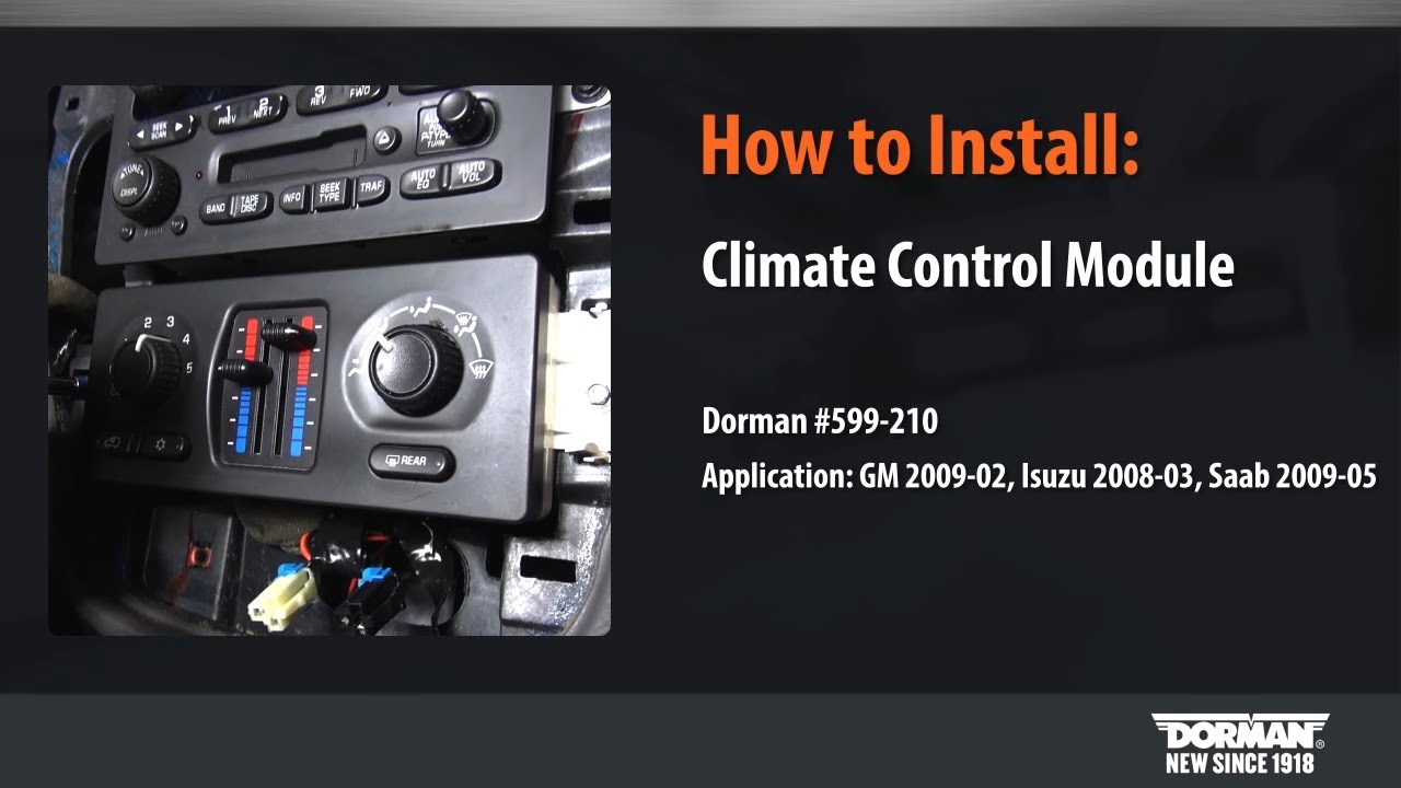How Do I Reset My Climate Control Module? A Quick DIY Guide